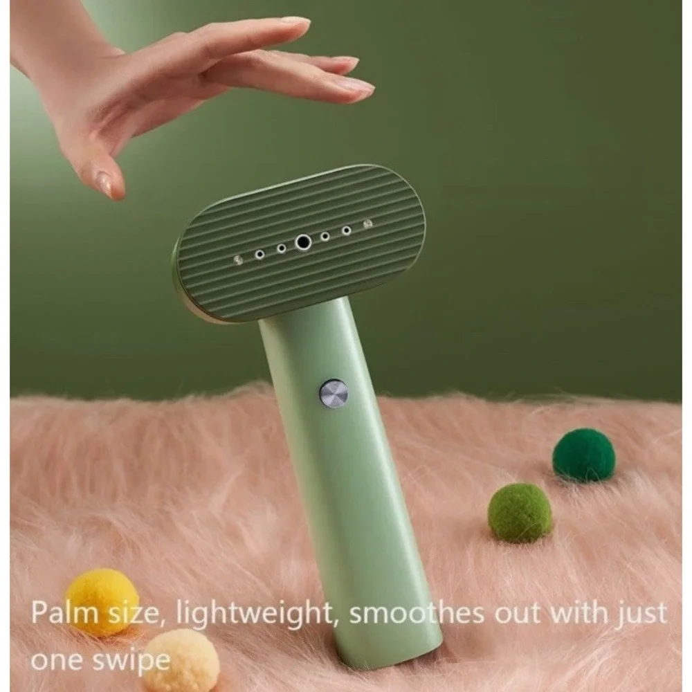Nexdoo Hand-Held Garment Steamer Portable 2-in-1 Travel Iron Clothes NIB Green